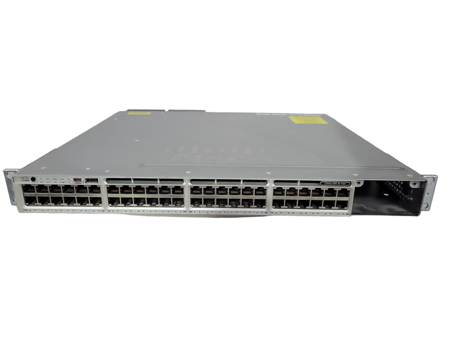 Cisco WS-C3850-48F-S | 48-Port Gig PoE+ Switch| 2x PSU Q!