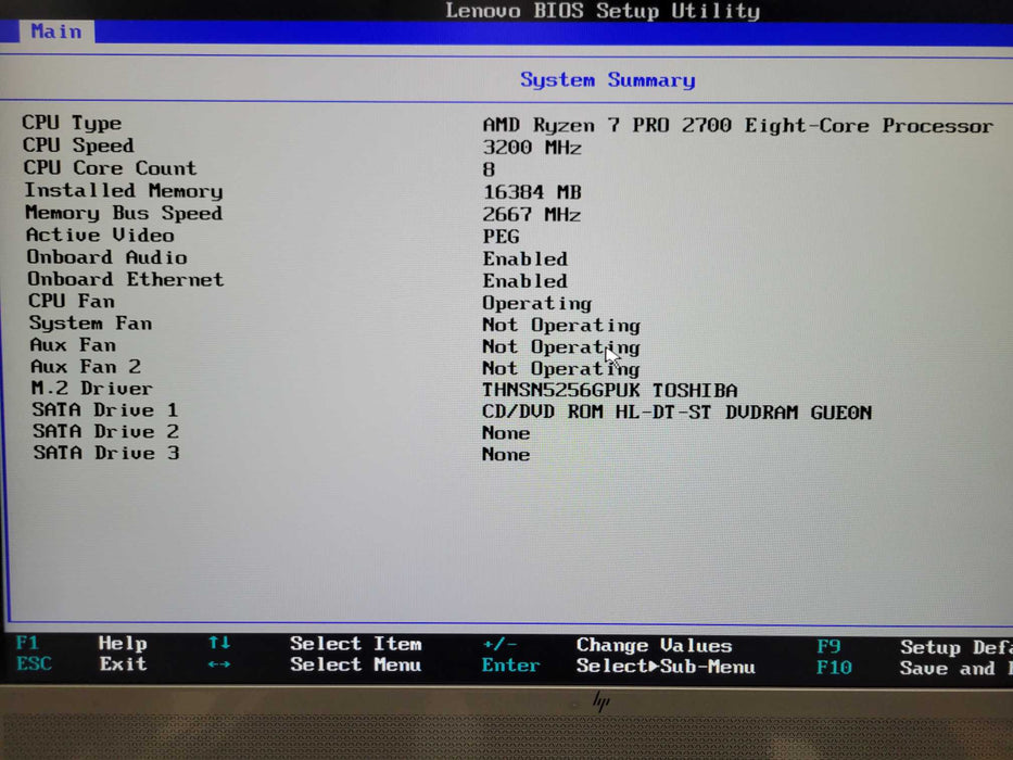 Lenovo ThinkCentre M725s, Ryzen 7 Pro 2700 8-Core, 16GB DDR4, 256GB SSD _