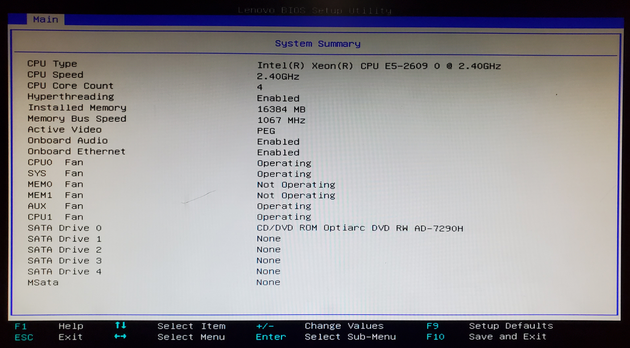 Lenovo ThinkStation D30 2x Xeon E5-2609 0 16GB DDR3 Quadro 600 - No HDD