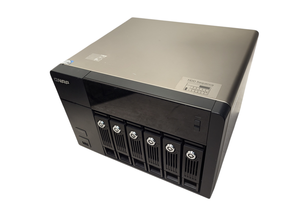 QNAP TS-459 PRO II 6 Bay Network Attached Storage w/ 5x 500GB HDD $