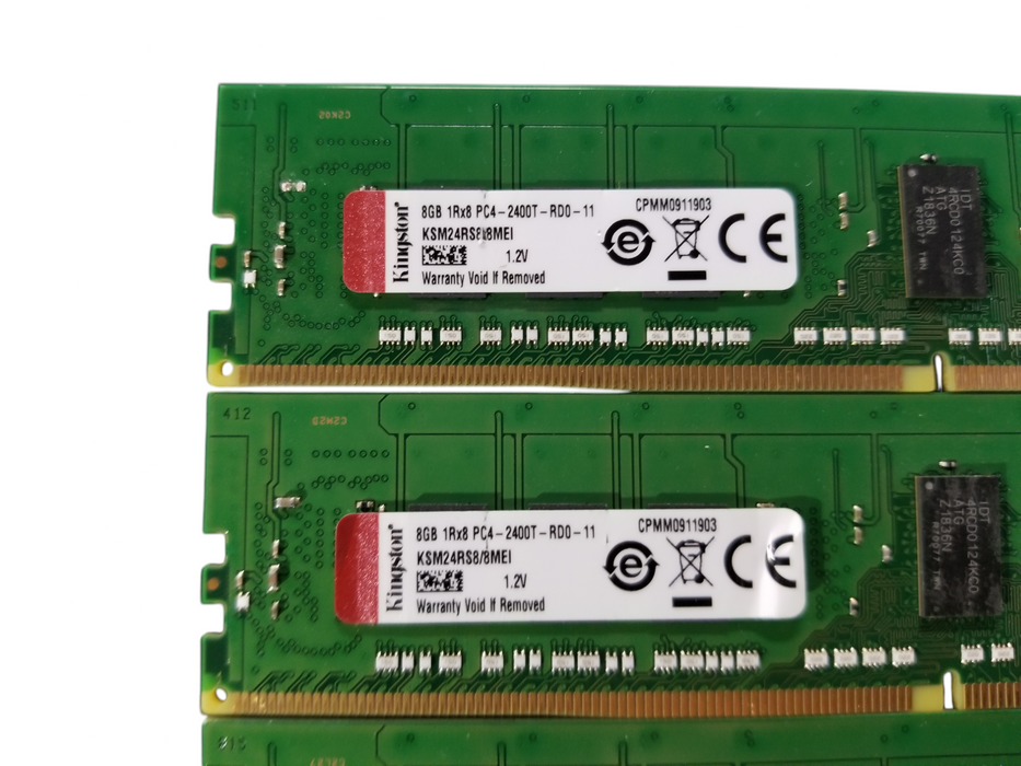 Kingston 32GB Bundle (4x8GB) 1Rx8 PC4-2400T-RD0-11 DDR4 Server RAM Q