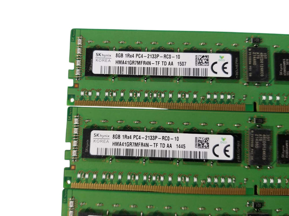 SK Hynix 32GB Bundle (4x8GB) 1Rx4 PC4-2133P-RC0-10 DDR4 Server RAM