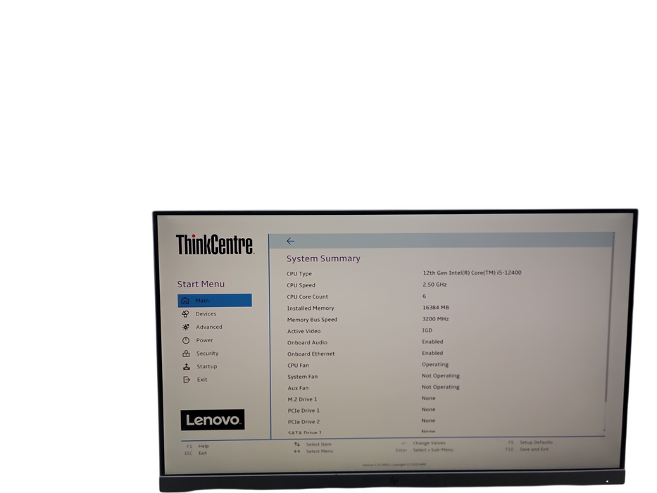 Lenovo ThinkCentre M70s Gen 3 SFF i5 - 12400 16GB DDR4  θ
