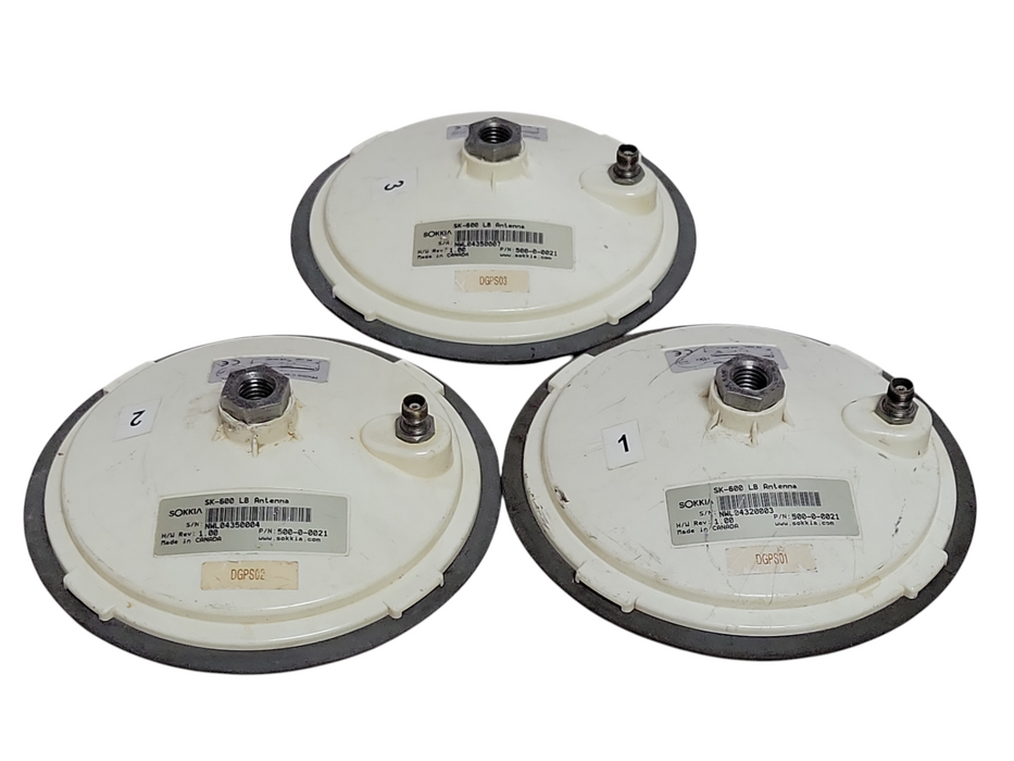Lot of 3x Sokkia SK-600 LB Antennas 500-0-0021, READ _