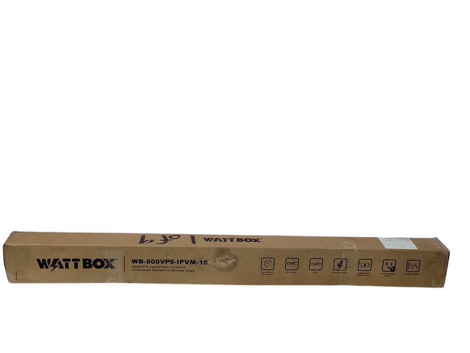 WattBox WB-800VPS-IPVM-18 IP Vertical Power Strip and Amp, Conditioner, SEE _