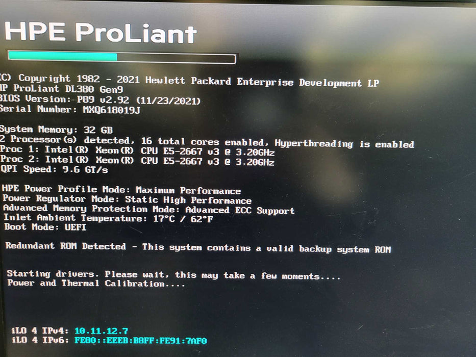 HP ProLiant DL380 Gen9 - 2x Xeon E5-2667 v3 32GB DDR7 P440ar 2x500W PSU %