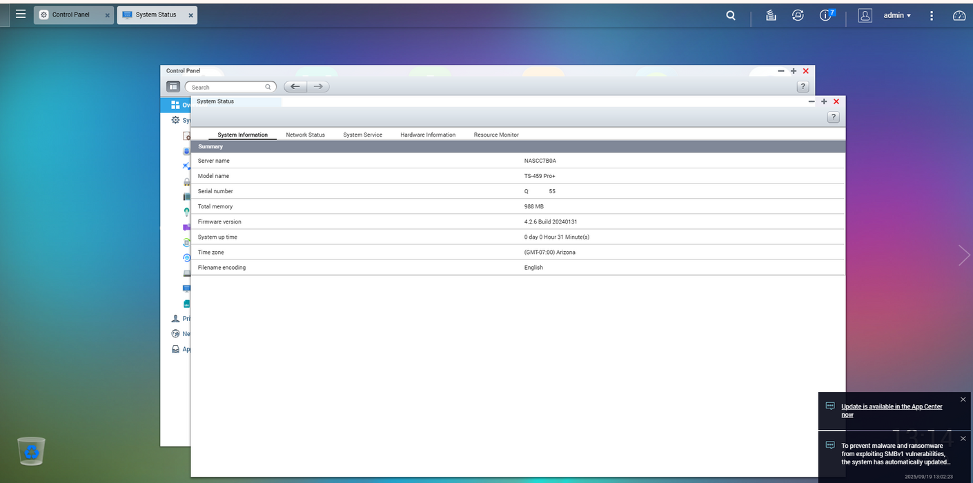 QNAP TS-459 Pro+ Diskless System Superior Performance NAS w/ 4x 2TB $