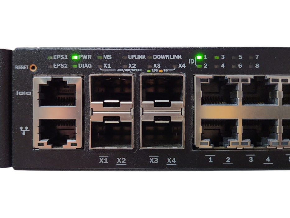 Brocade ICX6450-48P, 48-Port Gigabit PoE+ Switch, 4x1/10G SFP+ w/Rackmount