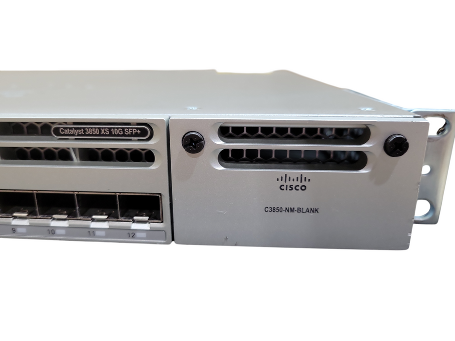 Cisco WS-C3850-12XS-E V02 | 12-Port 10G SFP+ Network Switch | 2x PSU !