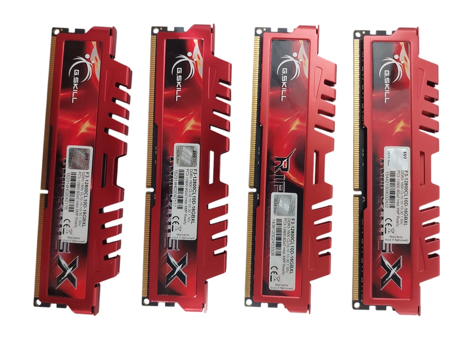 RAM G.Skill Armoured RipJawsX DDR3 16GB (2x8GB) kit of 2 - 2 Sets(4 Sticks) =