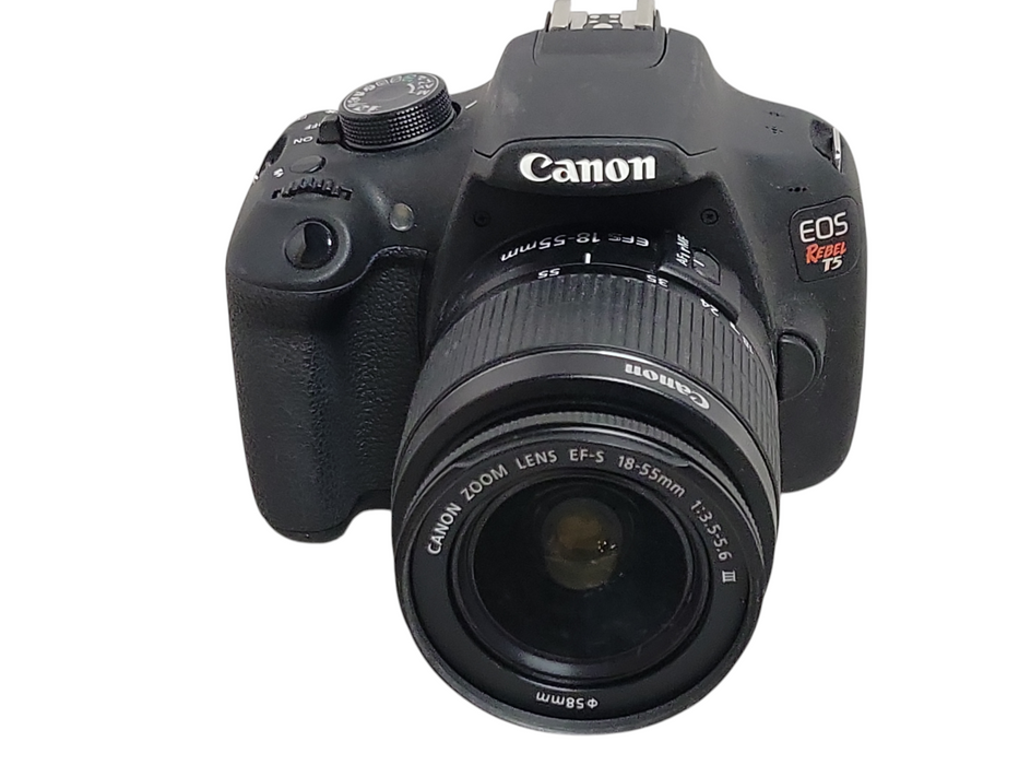 Canon EOS Rebel T5 DSLR Camera w/18-55mm Lens Only, READ _