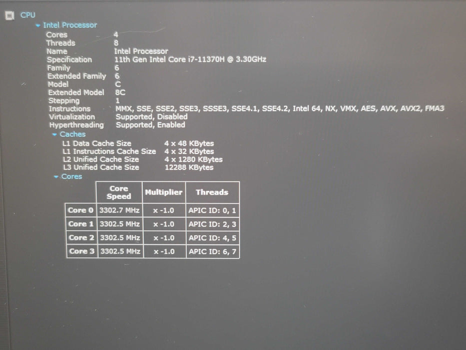 ASUS TUF516P Gaming Laptop i7-11320H 40GB DDR4 RTX 3070 1TB NVMe β Lap200