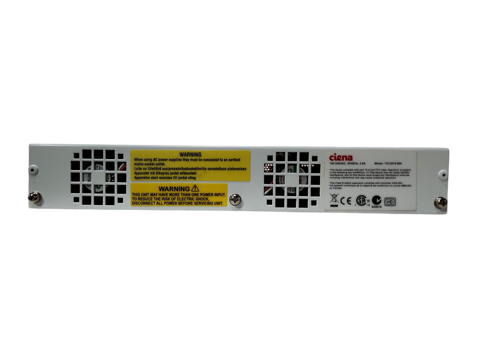 Ciena 3916 Series Service Delivery Switch 170-3916-904, Factory Reset