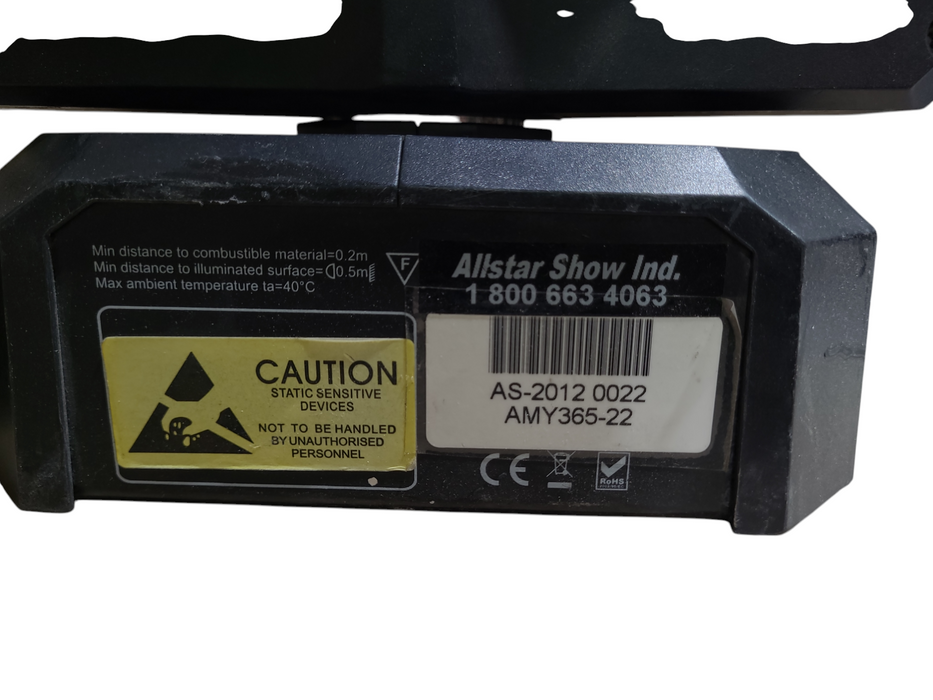 Lot 3x ALLSTAR SHOW Core AMY 365-069 LED moving light