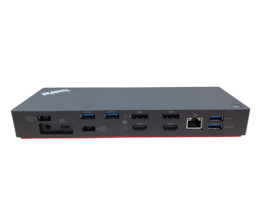Lenovo DK1841 40AN ThinkPad Thunderbolt 3 Dock Gen2 W/ Adapter