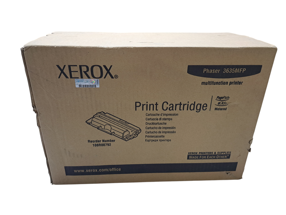 Zerox Phaser 3635MFP Black Print Cartidge 108R00792 )