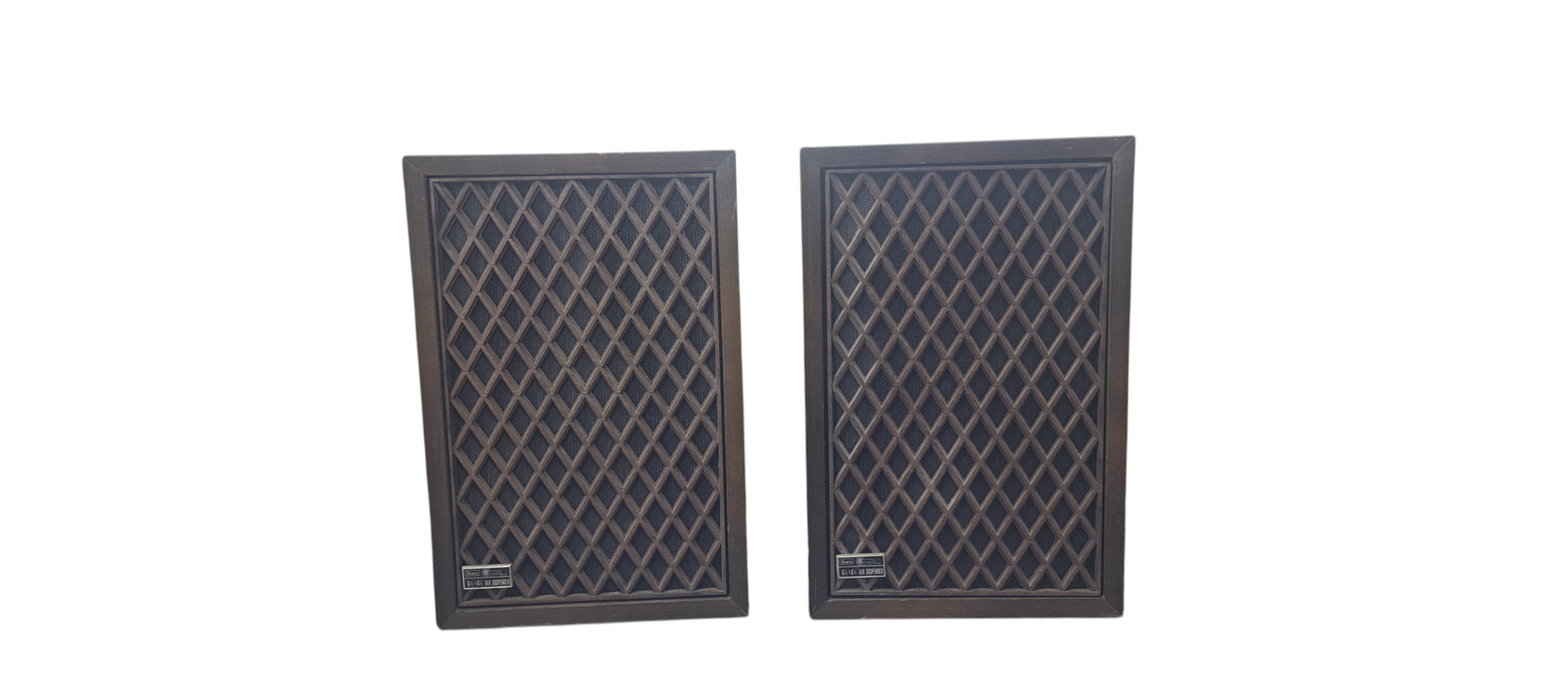Pair of Vintage Sears 6.5-inch Air Suspension Speakers