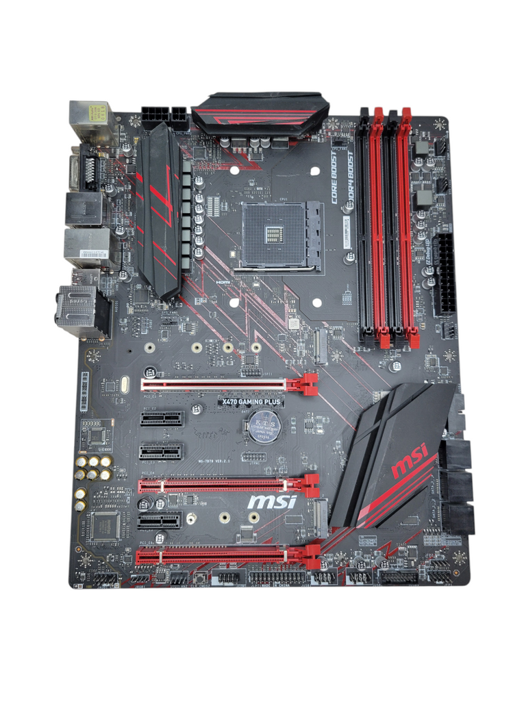 MSI X470 GAMING PLUS AM4 ATX Motherboard (READ) —