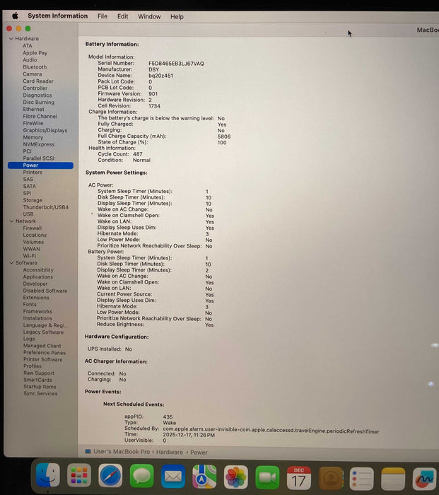Apple MacBook Pro 15" 2018 i7-8750H 32GB RAM 512SSD Radeon Pro 555X READ