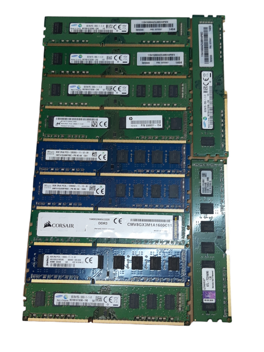 Lot of 44x, Assorted 8GB DDR3 Desktop RAM