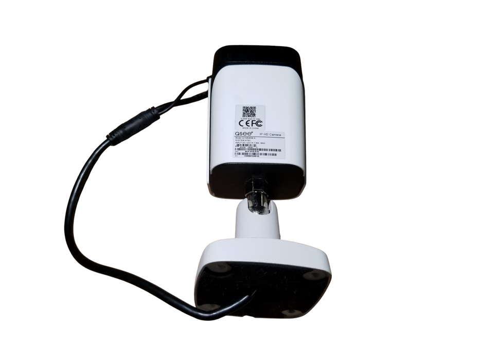 QSee IP 4K Ultra HD Wired POE Security Camera QCN8093B-N (Good Condition) UNTESTED