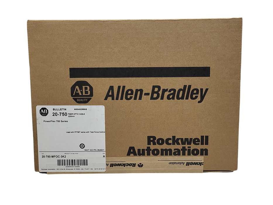 Allen Bradley 20-750-MFOC-3K2 Powerflex 750 Series Fiber Optic Cable 3200mm Q!