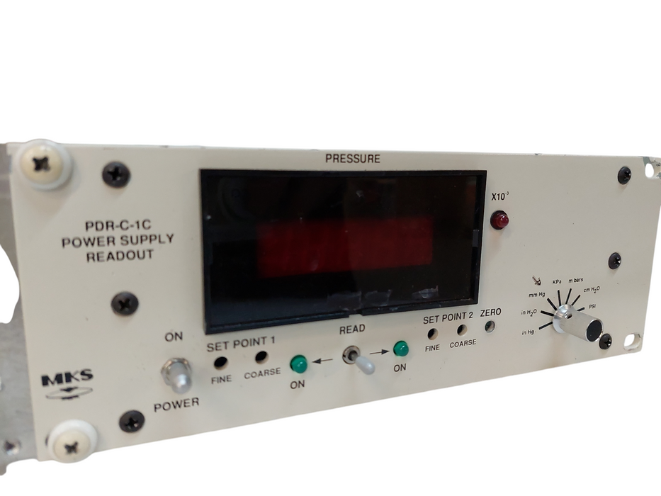 MKS PDR-C-1C Pressure Power Supply Digital Readout =