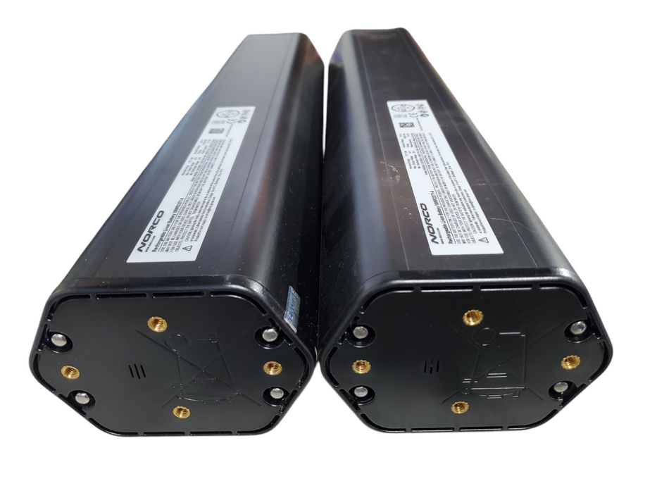 2x NORCO E-BIKE RECHARGEABLE LI-ION BATTERY 10INR22/71-4 PEDELEC READ