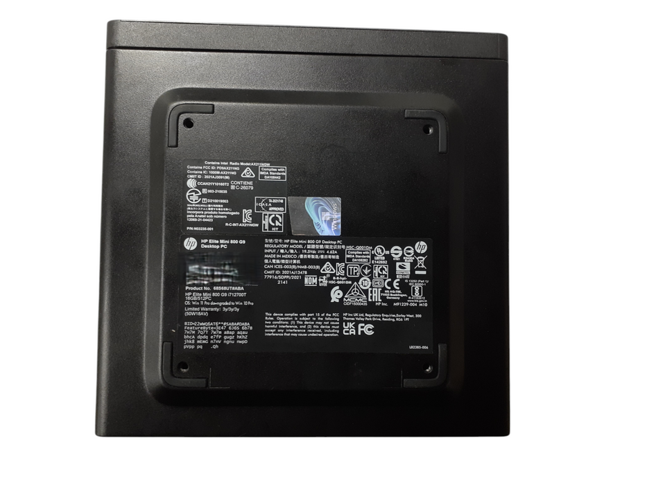 HP Elite Mini 800 G9 i7-12700T | 16GB DDR5 | 256GB NVMe