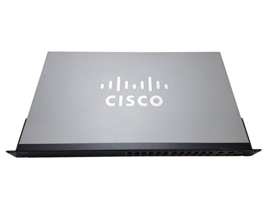 Cisco SG300-28PP-K9 V02 | 28-Port Gigabit PoE+ Managed Switch | 2x SFP Q