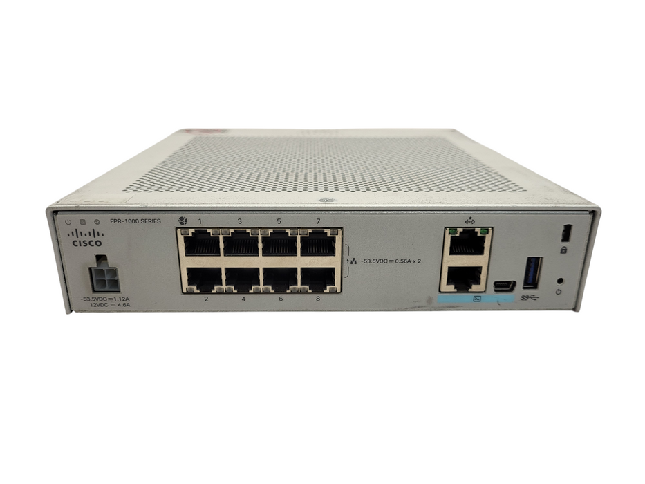 Cisco Firepower 1010 Hardware Firewall FPR-1010 V01 No AC $