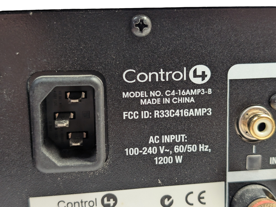 Control4 C4-16AMP3-B 8-Zone Matrix Audio Amplifier