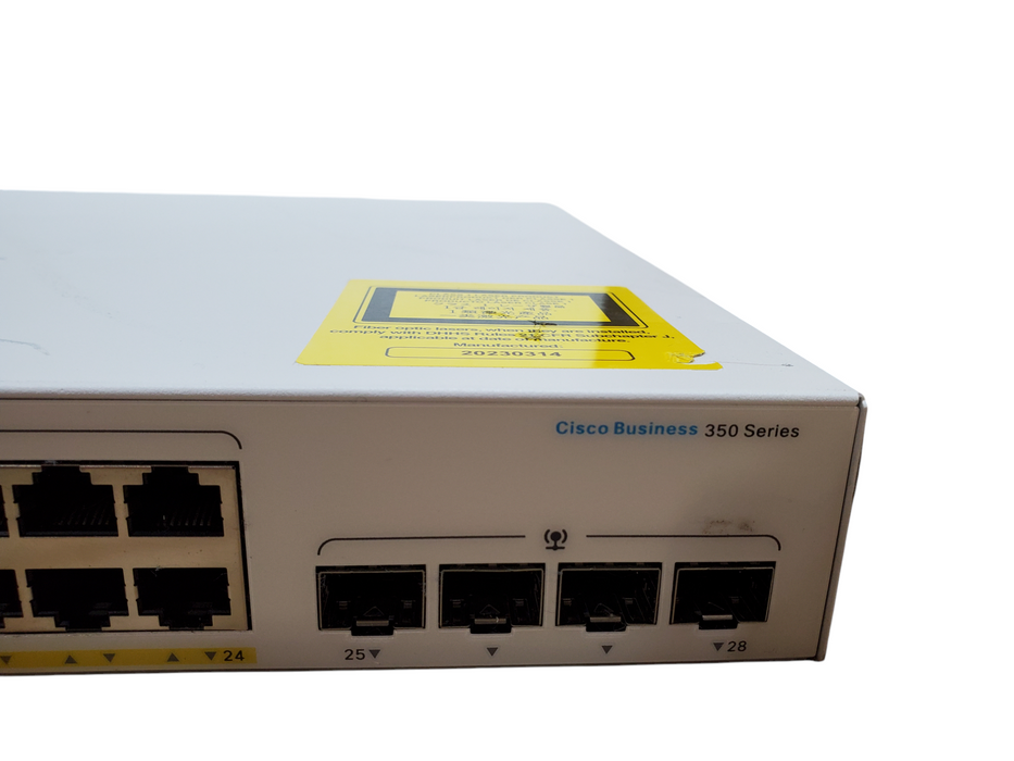 Cisco CBS350-24FP-4G 24-Port Gigabit PoE Managed Switch