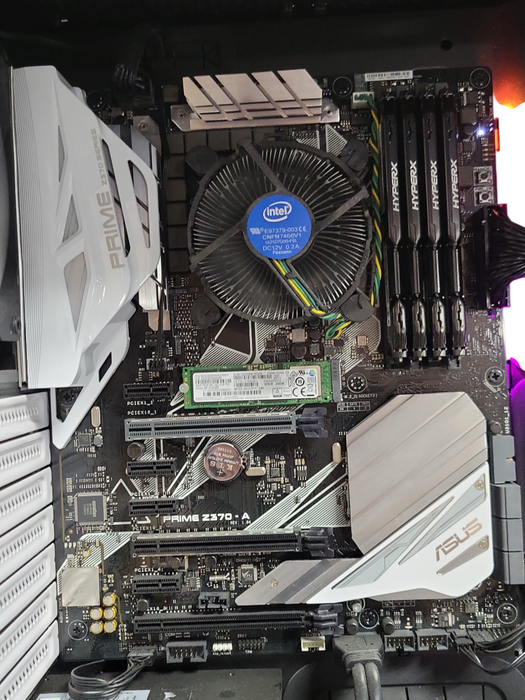 Custom/Asus Tower PC, Core I7-8700 3.2GHz, 44GB DDR4, 256GB Nvme, 750W PSU _