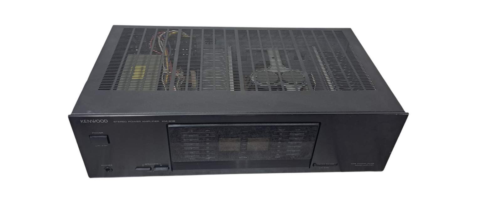 Vintage Kenwood KM-208 Stereo Power Amplifier Wide Dynamic Range