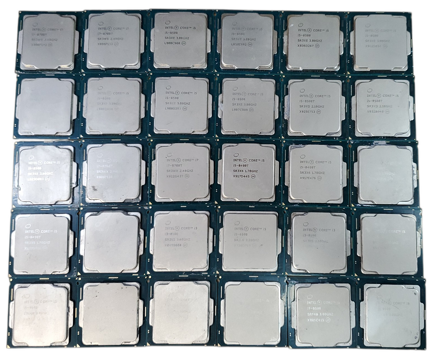 Lot of 104x, 6th to 9th Gen i-series Desktop CPUs (CPU69-40)