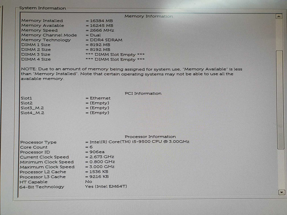 Dell Precision 3431 SFF i5-9500 3GHz 16GB - No HDD