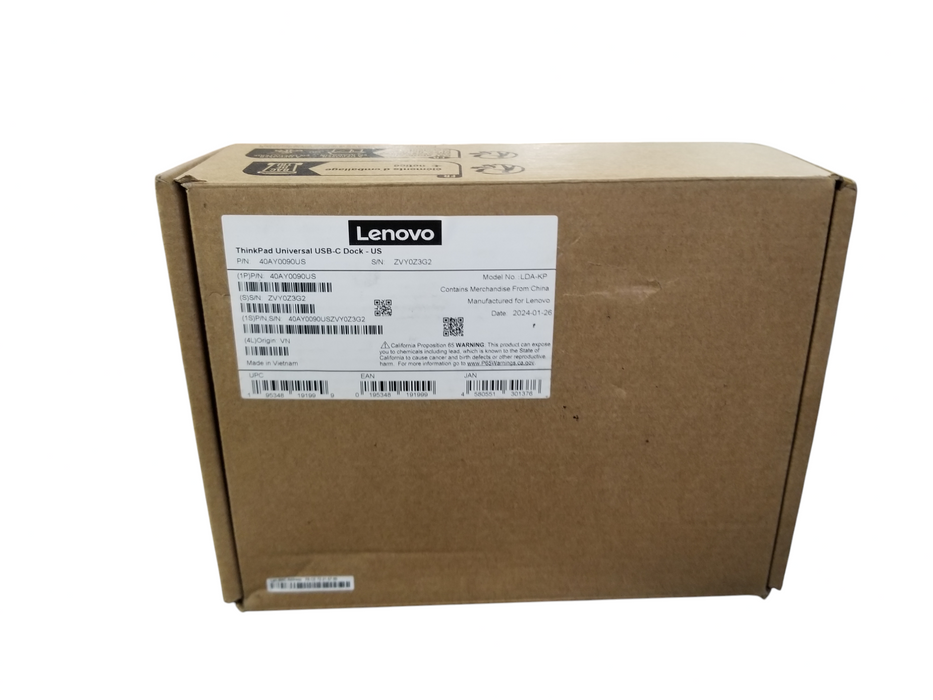 Lenovo Thinkpad USB-C Dock Gen 2 Docking Station New-Open Box Factory Warra