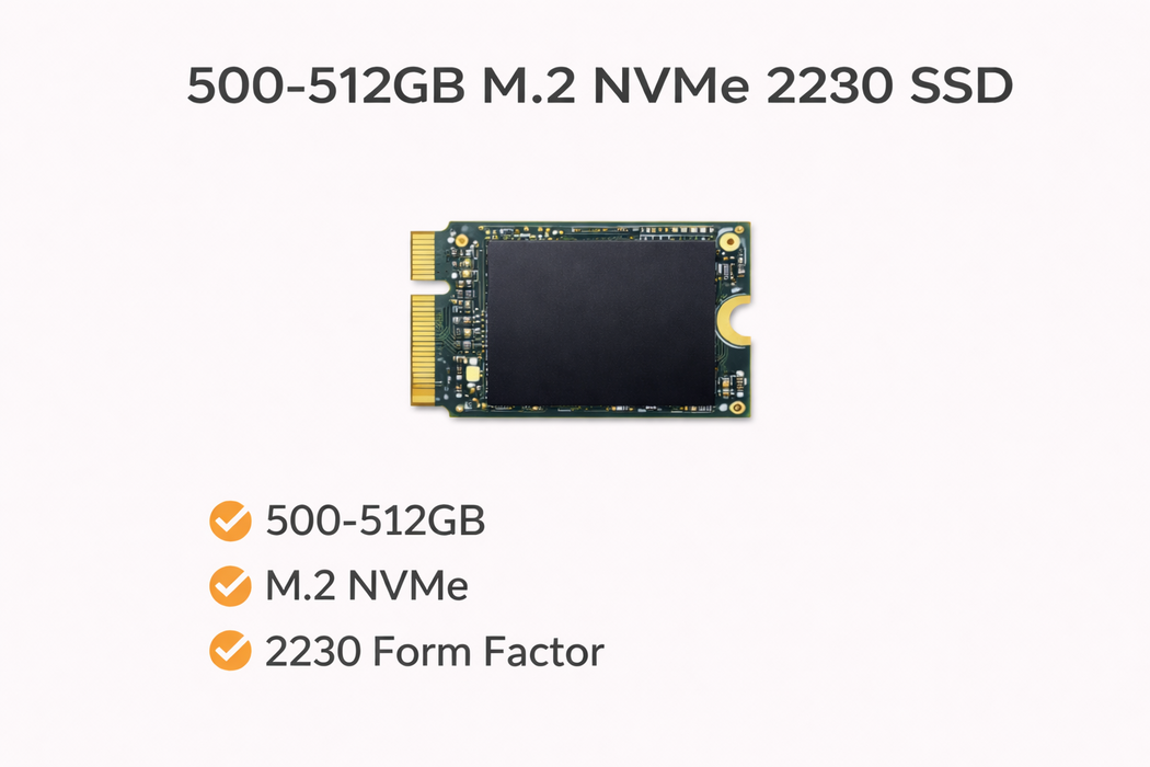 500-512GB m.2 NVMe 2230 SSD | Mixed Brands Q&