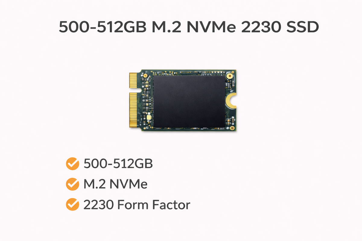 500-512GB m.2 NVMe 2230 SSD | Mixed Brands Q& — retail.era 500-512GB m.2 NVMe 2230 SSD | Mixed Brands Q& — retail.era