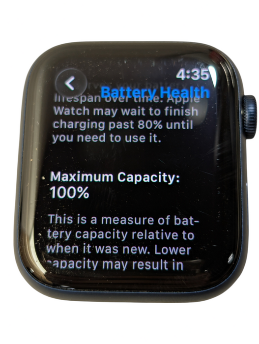Apple Watch Series 6 44MM Aluminum Ceramic Cellular A2294 UNLOCKED Q-