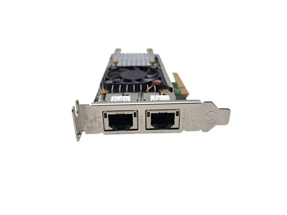 Dell 0HN10N Broadcom Dual Port 10G-BaseT PCI-Express LP Adapter Card )