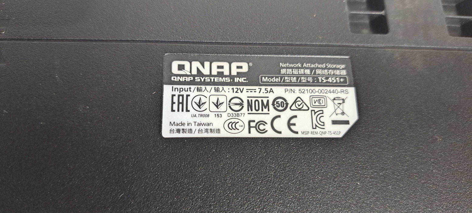 QNAP TS-451+ 4x Bay NAS | No HDD