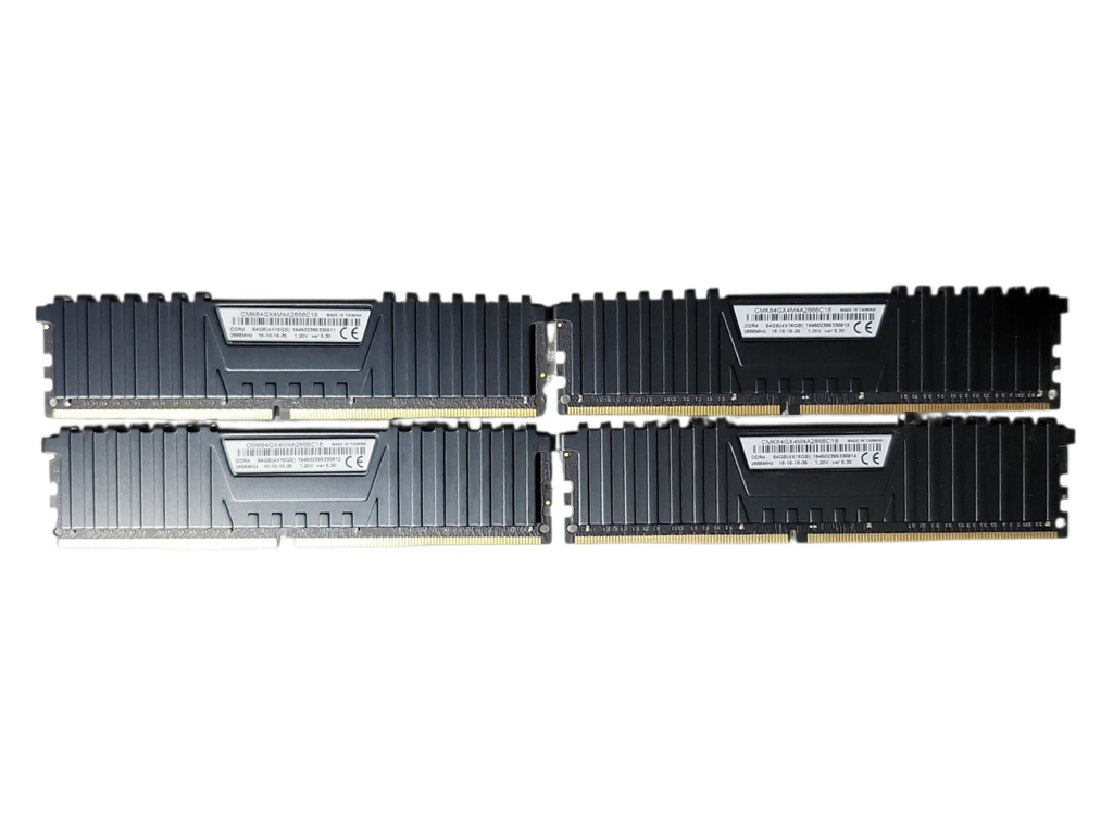 Corsair Vengeance LPX 64GB (4x16GB) DDR4 2666 CMK64GX4M4A2666C16
