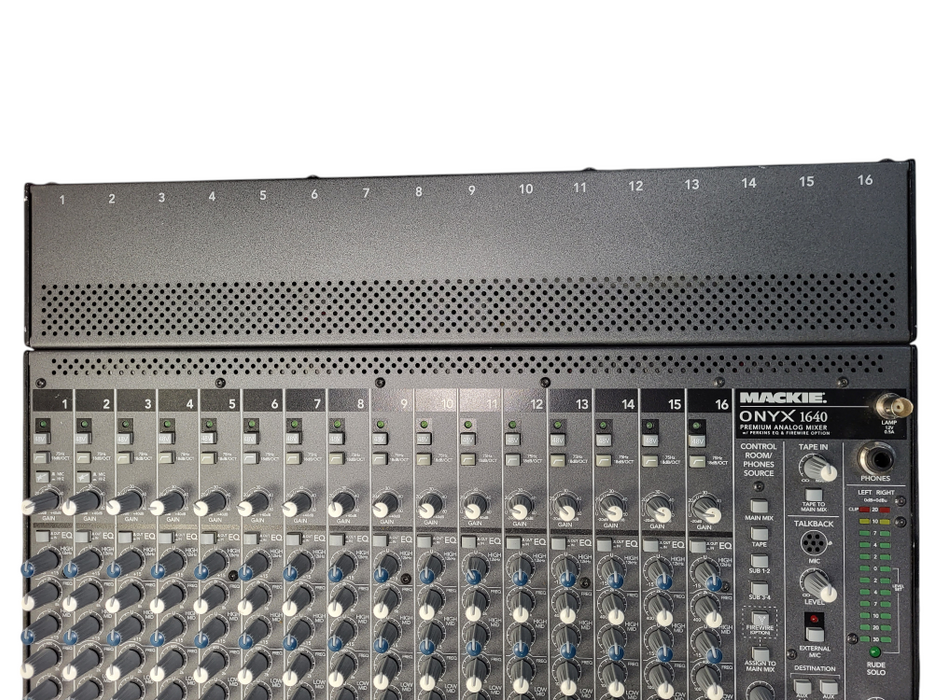 Mackie ONYX 1640 16-Channel Recording Mixer Mixing Console READ $