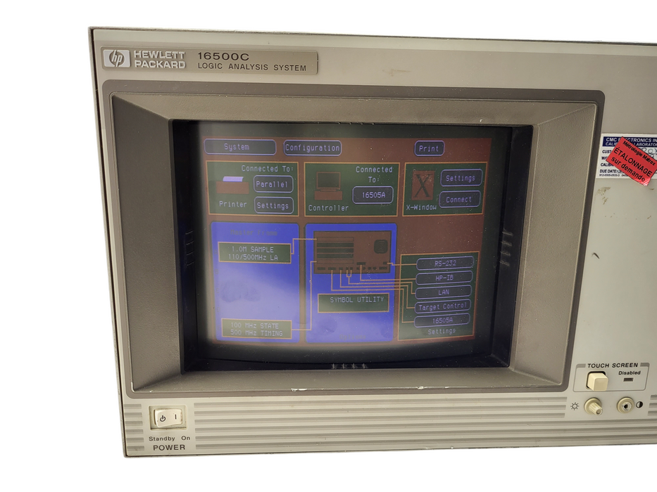 HP HEWLETT PACKARD 16500C LOGIC ANALYSIS SYTEM 115/230 VAC 775 VA MAX $