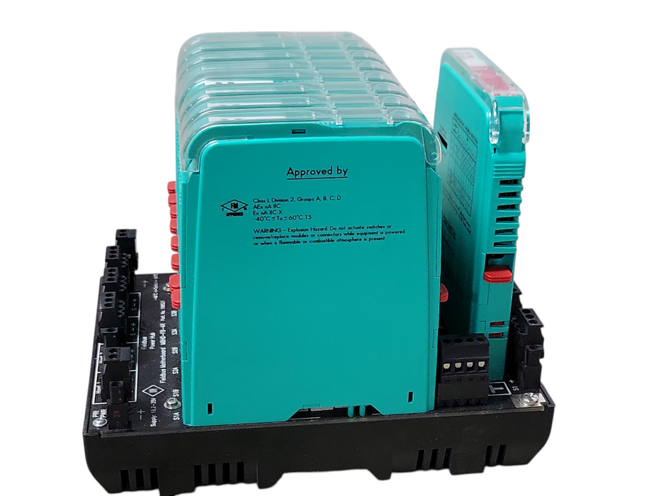 PEPPERL+FUCHS FieldConnex power hub w/ 1x HD2-DM-A, 8x HD2-FBPS-1.25.360 _
