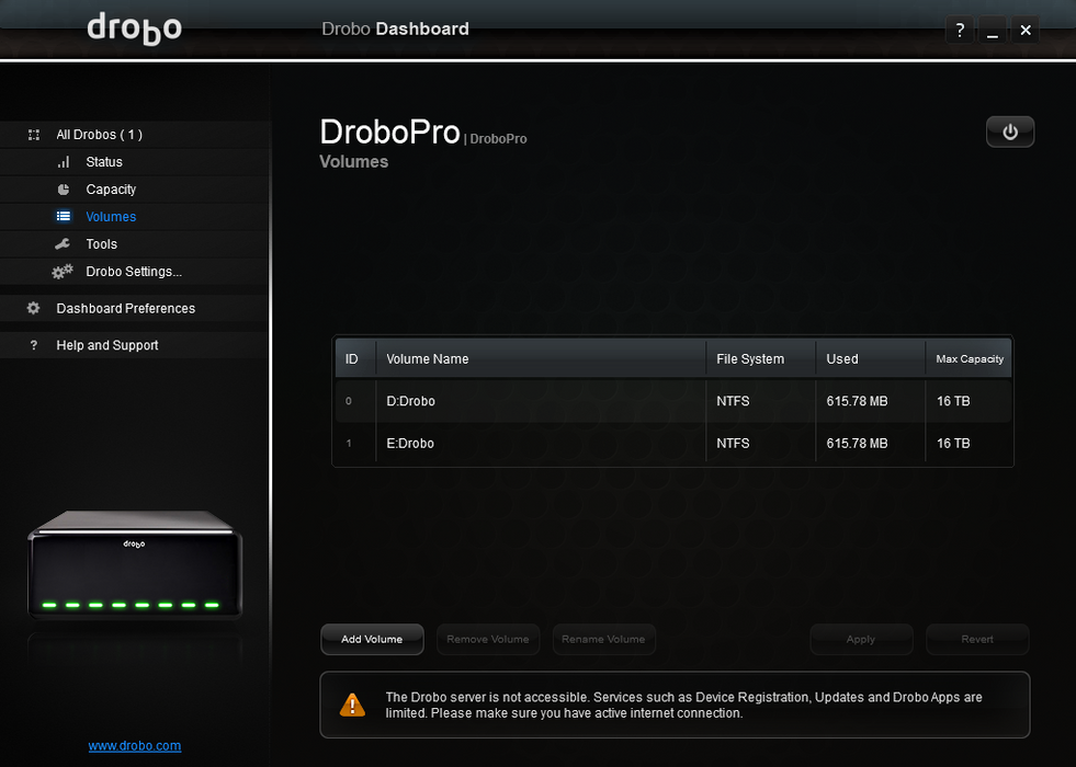 Drobo Pro DRPR1-A NAS with 8 x 4TB HDD's | 8-Bay LFF Storage Array 32TB %