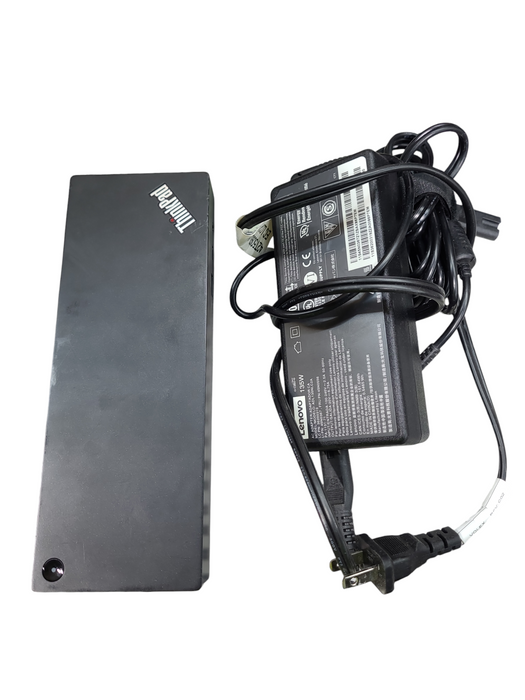 Lenovo ThinkPad Thunderbolt 3 Dock Gen 2 DK1841 03X7538 w/ Power Supply Q