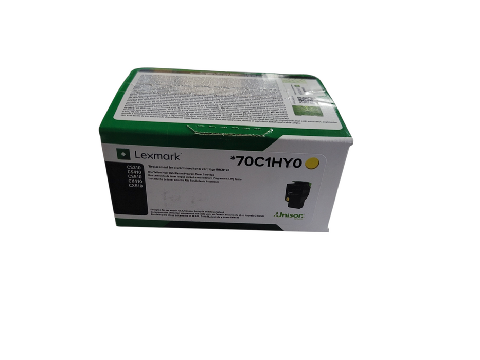 Lexmark 70C1HY0 Yellow High Yield Toner